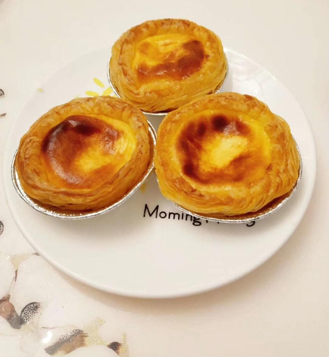 蛋挞 在家做无奶油蛋挞