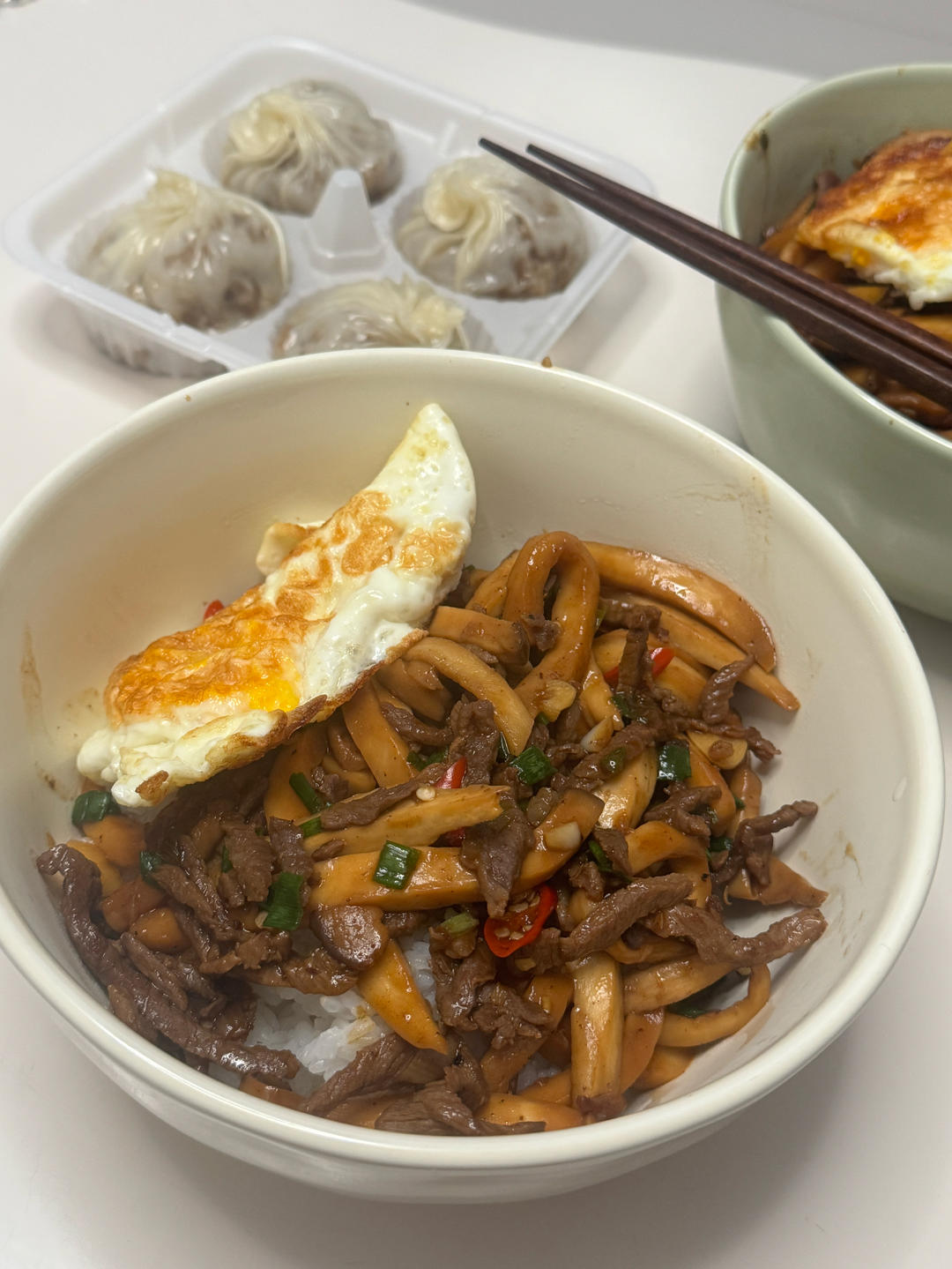杏鲍菇炒肉丝