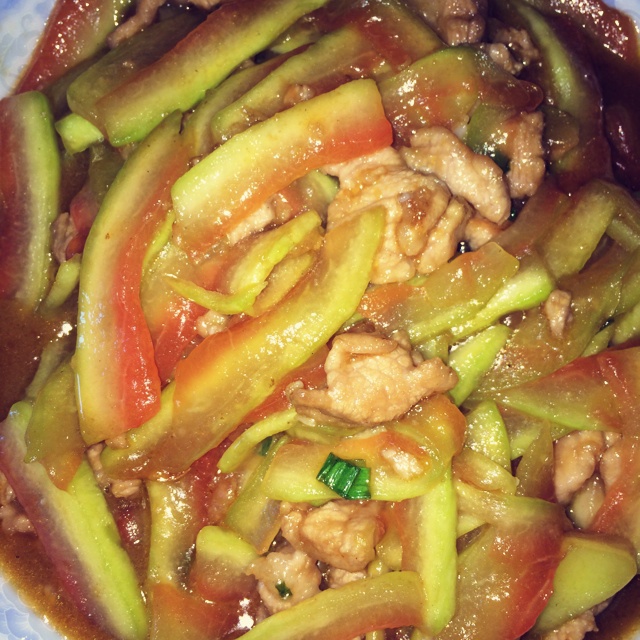 西瓜皮炒肉