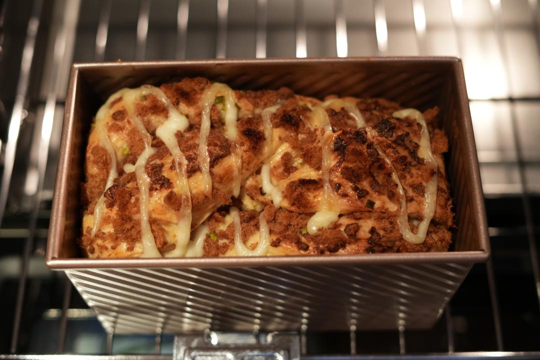 咸香松软～保姆级教程‼️葱香肉松手撕吐司