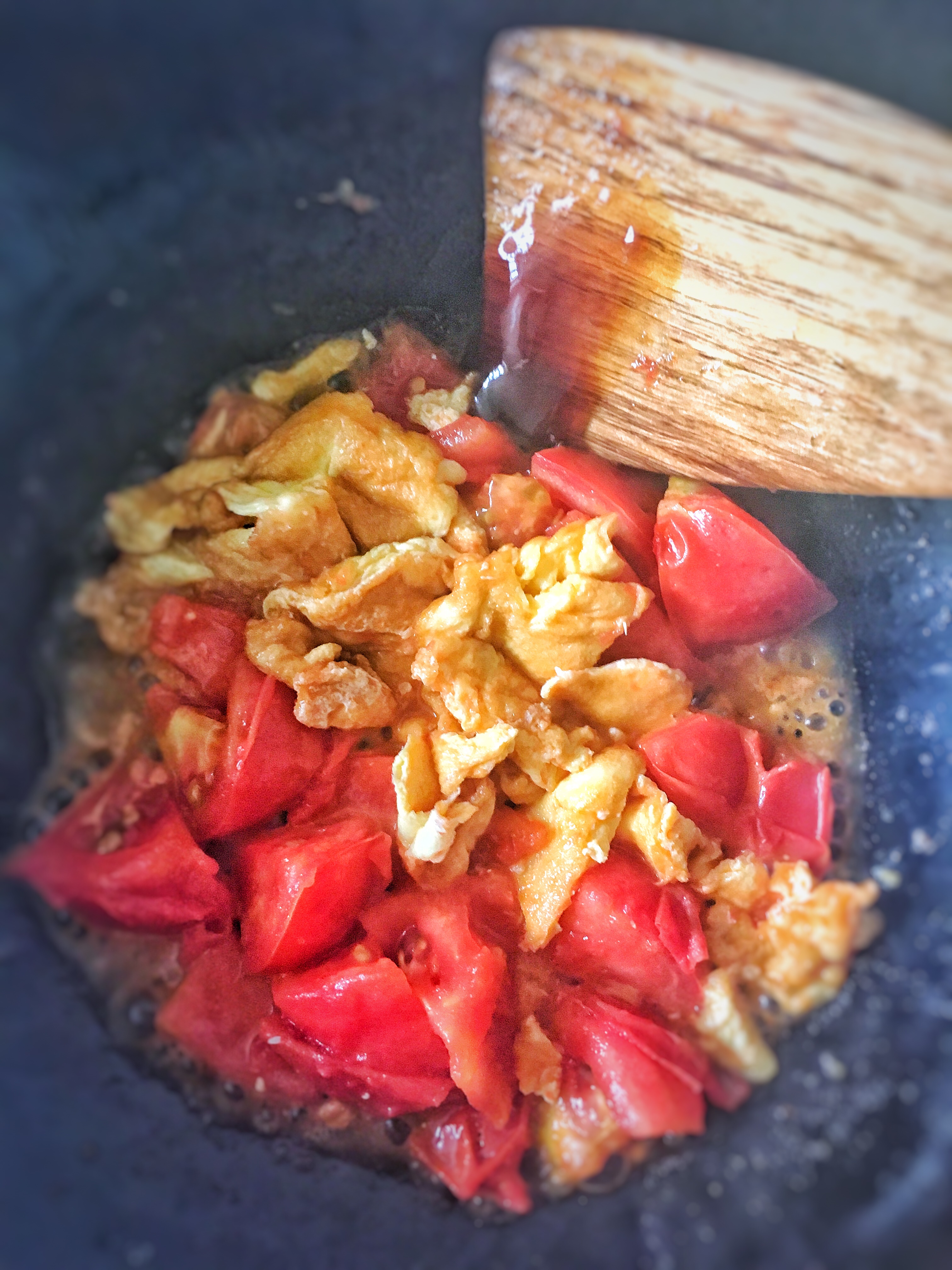 蚝油西红柿炒蛋的做法 步骤6