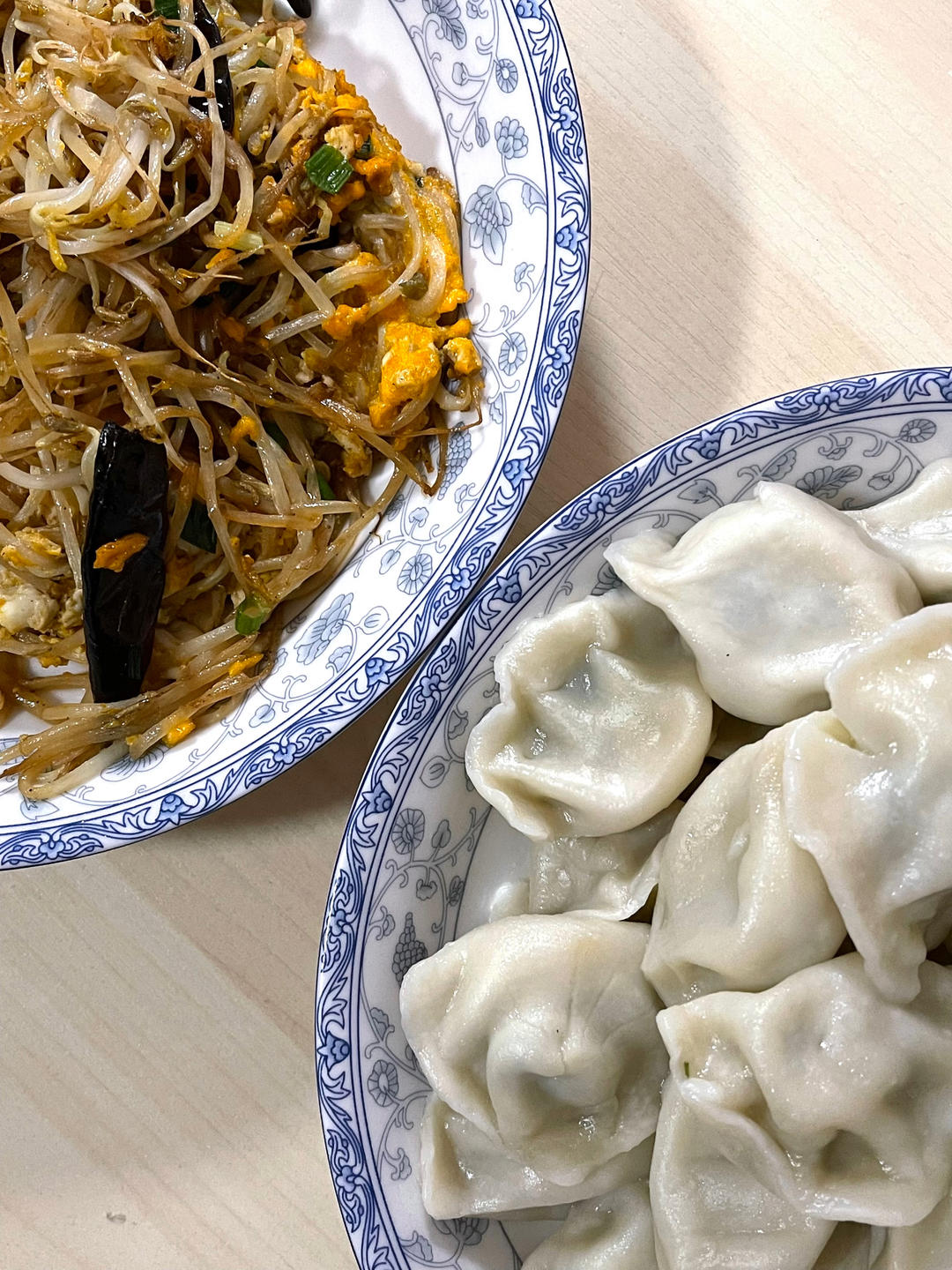 豆芽炒鸡蛋
