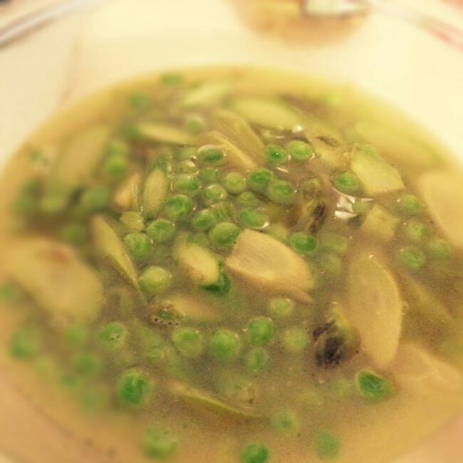 豌豆芦笋汤