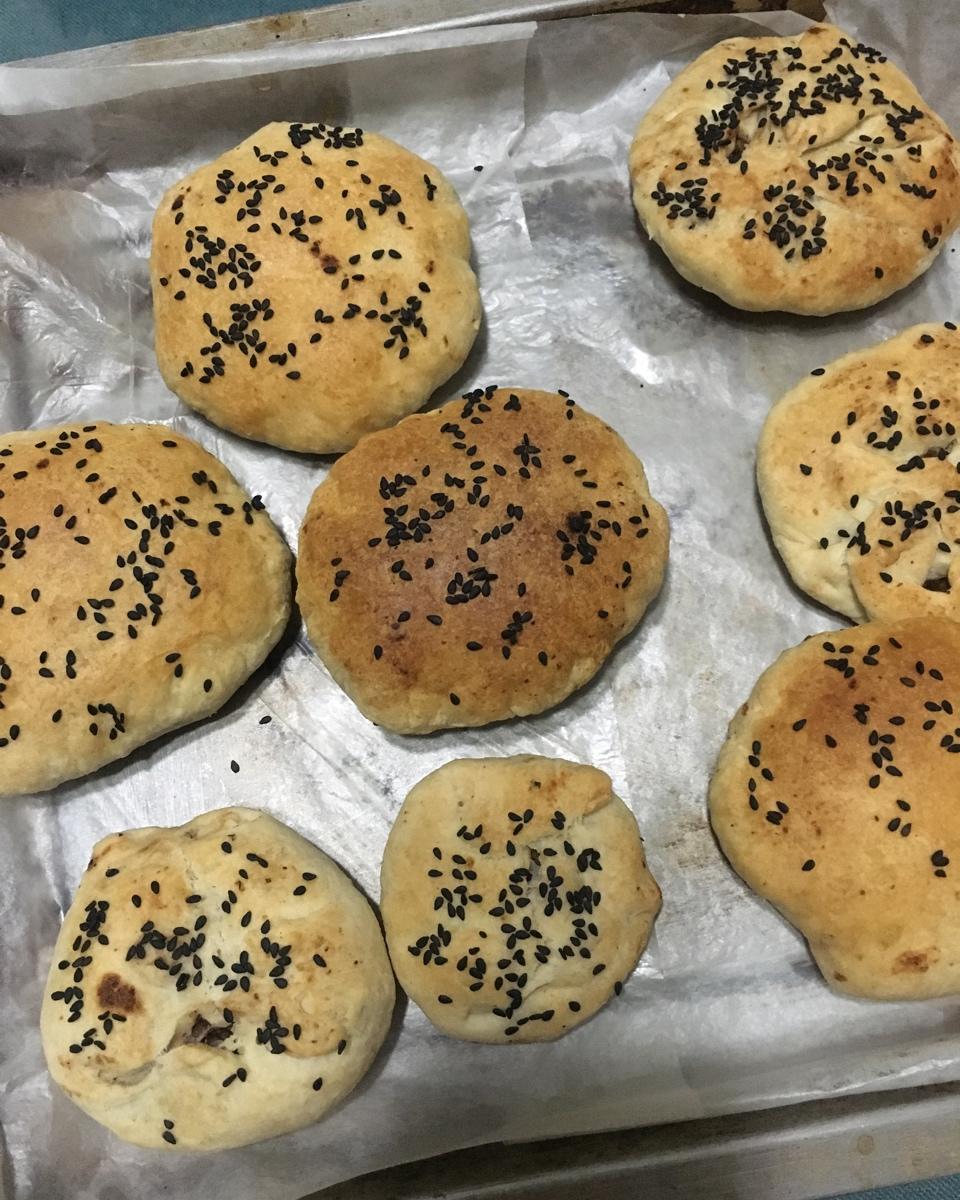 砺砺妈妈做的红豆饼@红豆酥@酥皮点心@小烤箱版