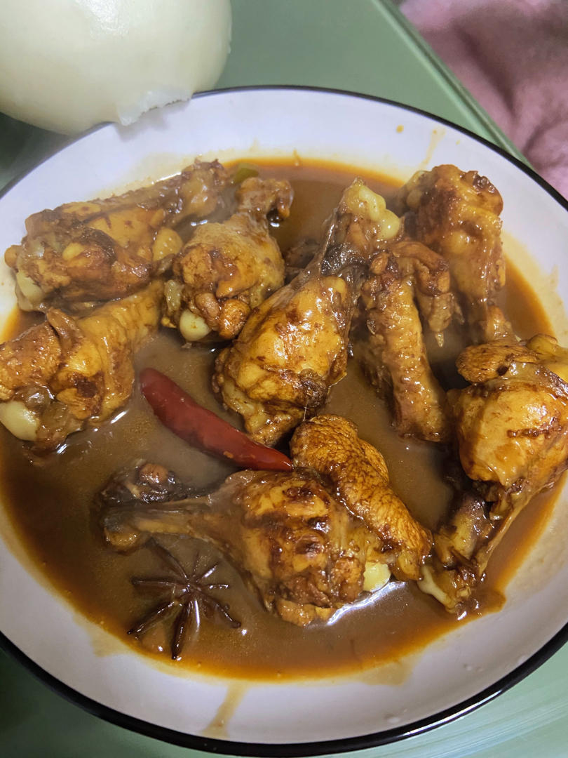 炖鸡腿（不用炒糖色）