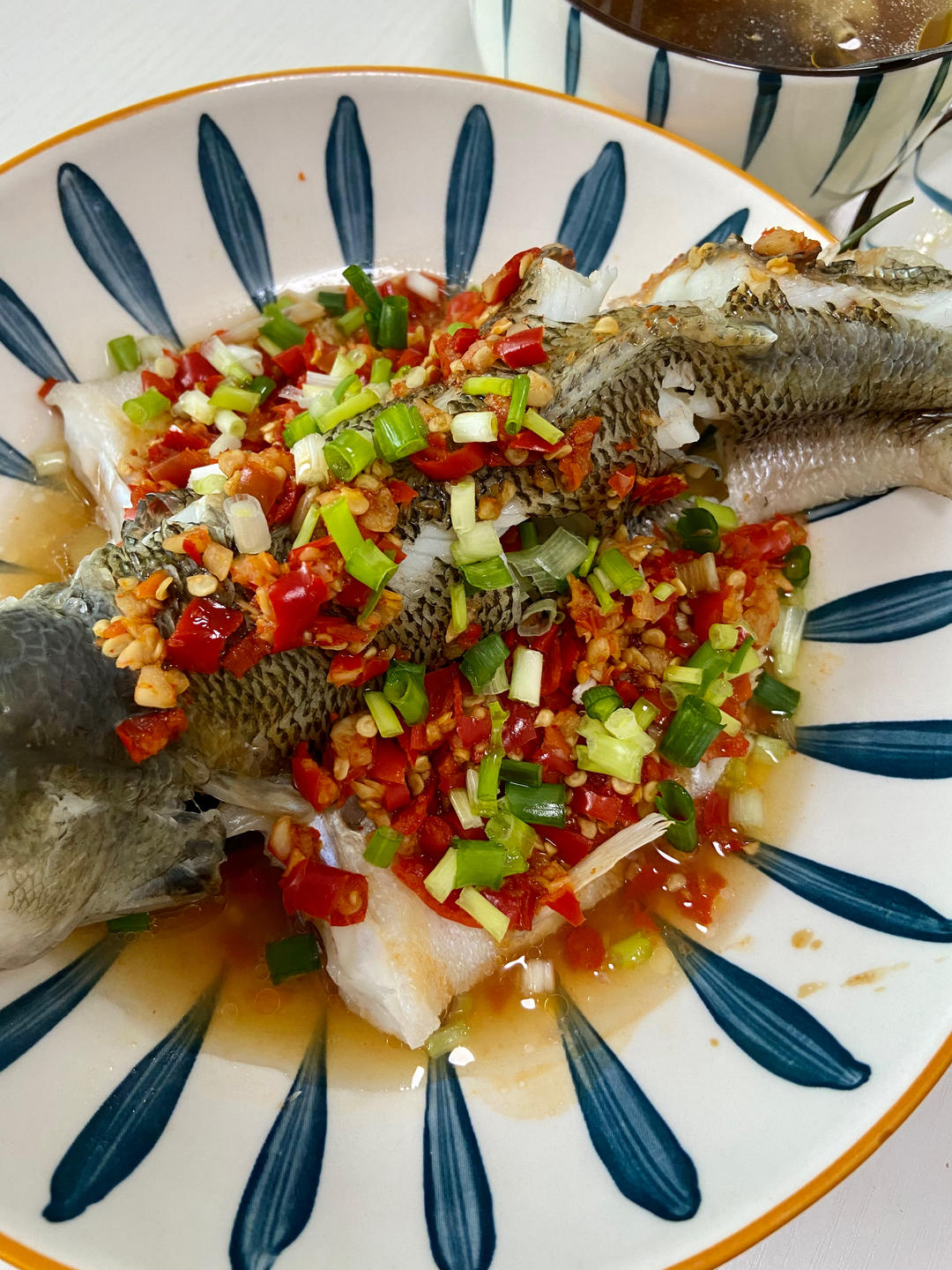 🌶️剁椒鲈鱼🐟微辣鲜香㊙️满腹❤️机
