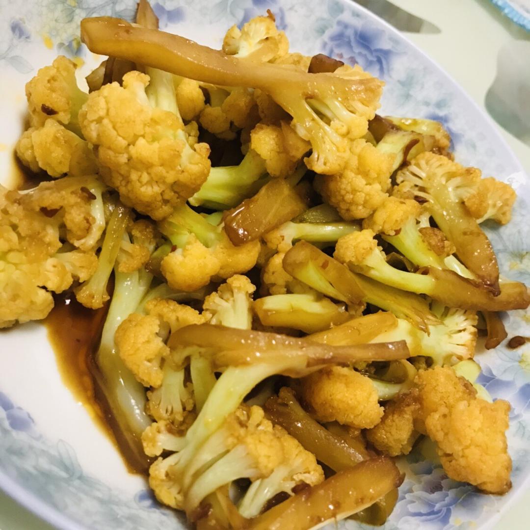 干锅花菜【曼达小馆】2017年夜饭