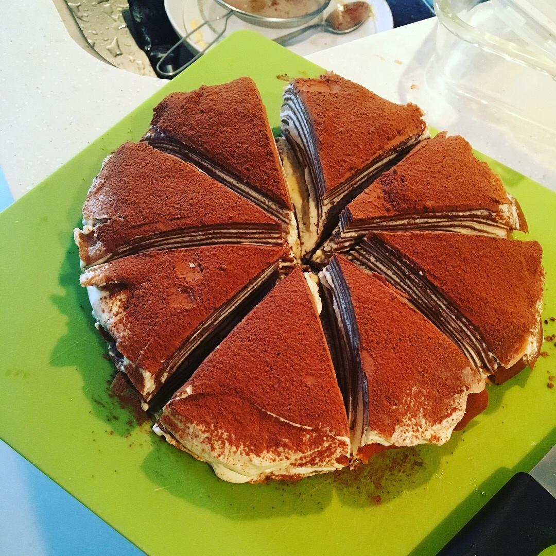 巧克力千层蛋糕