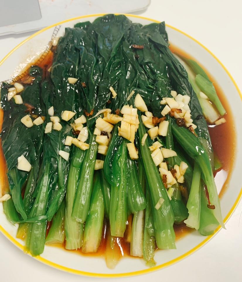白灼芥蓝  经典快手菜