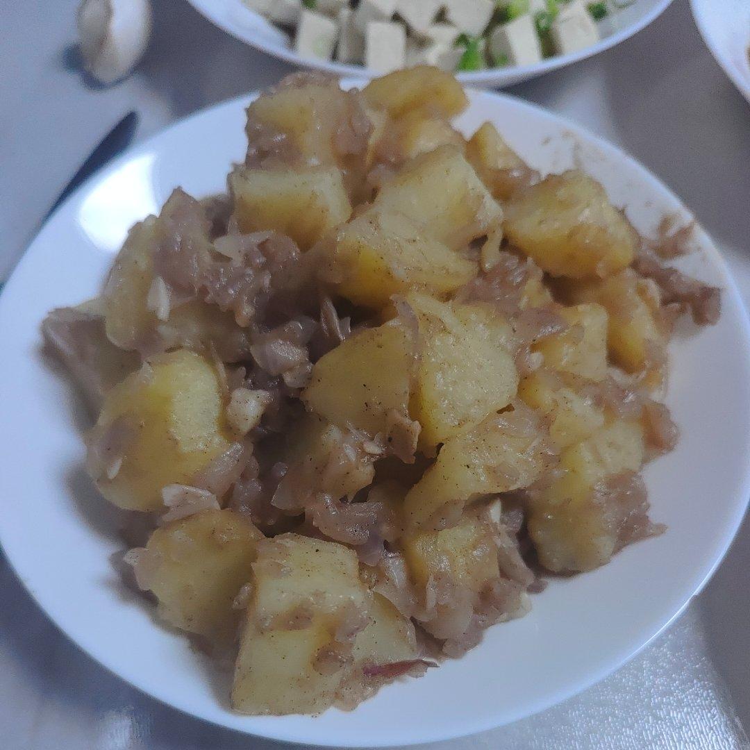 牛排配菜 香煎土豆🥔块