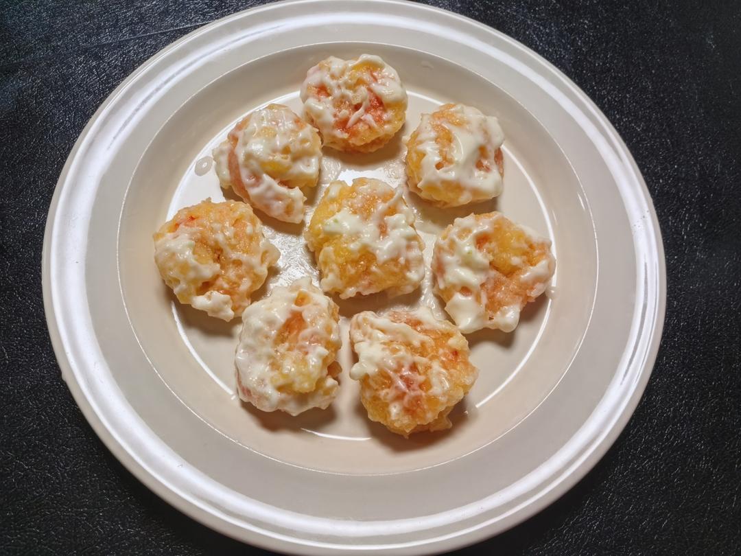 柏悦平替版芥末虾球