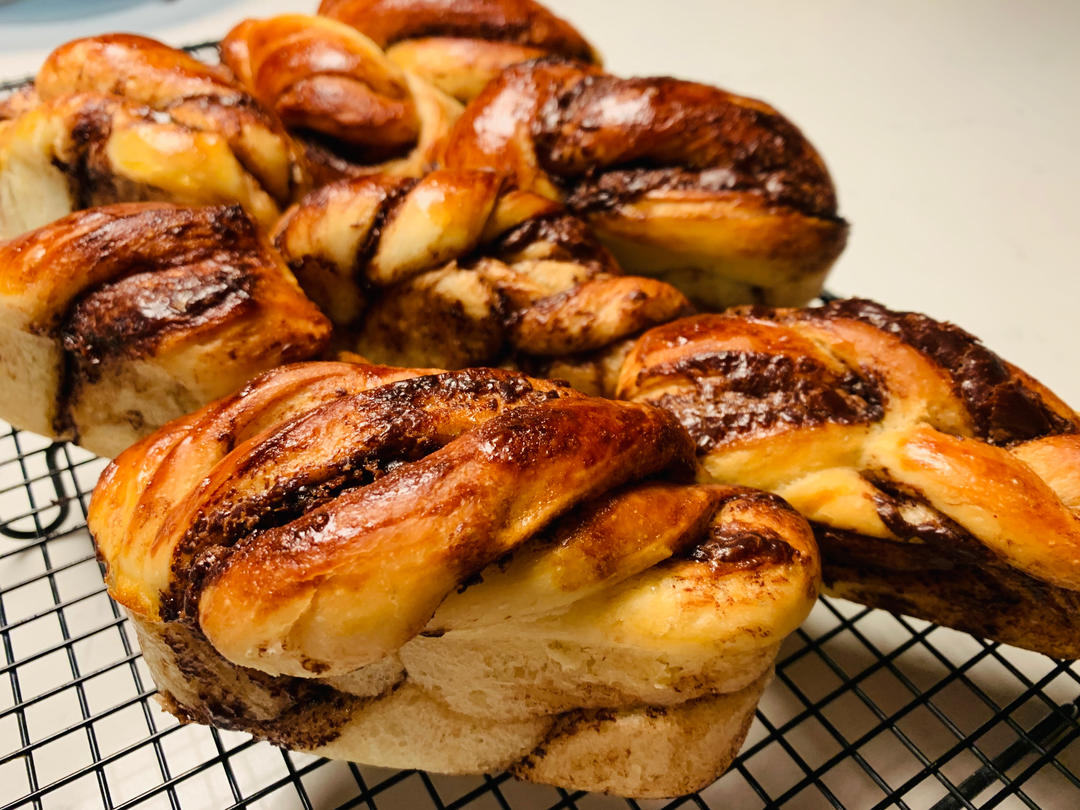 巧克力榛子面包