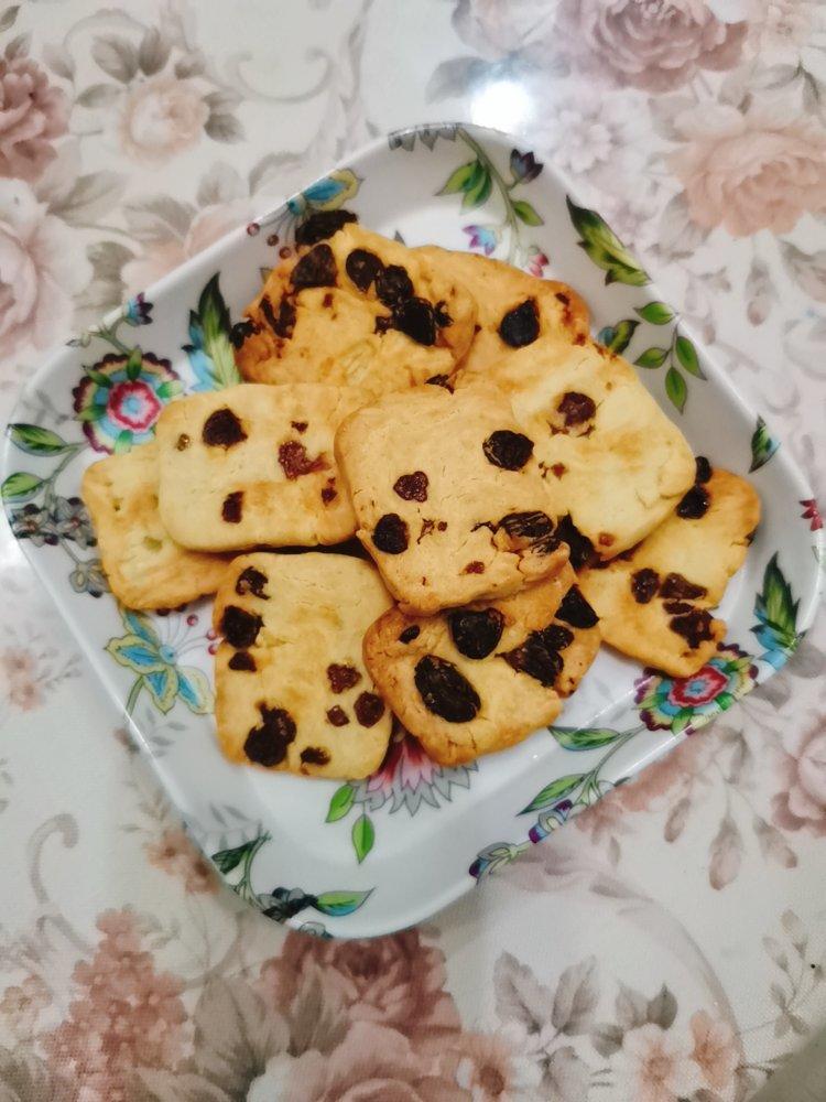 蔓越莓饼干——少油少糖中筋面粉