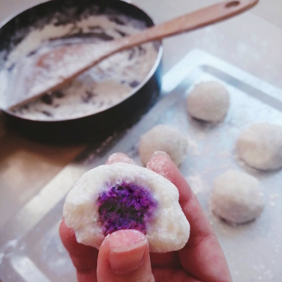香甜紫薯糯米糍