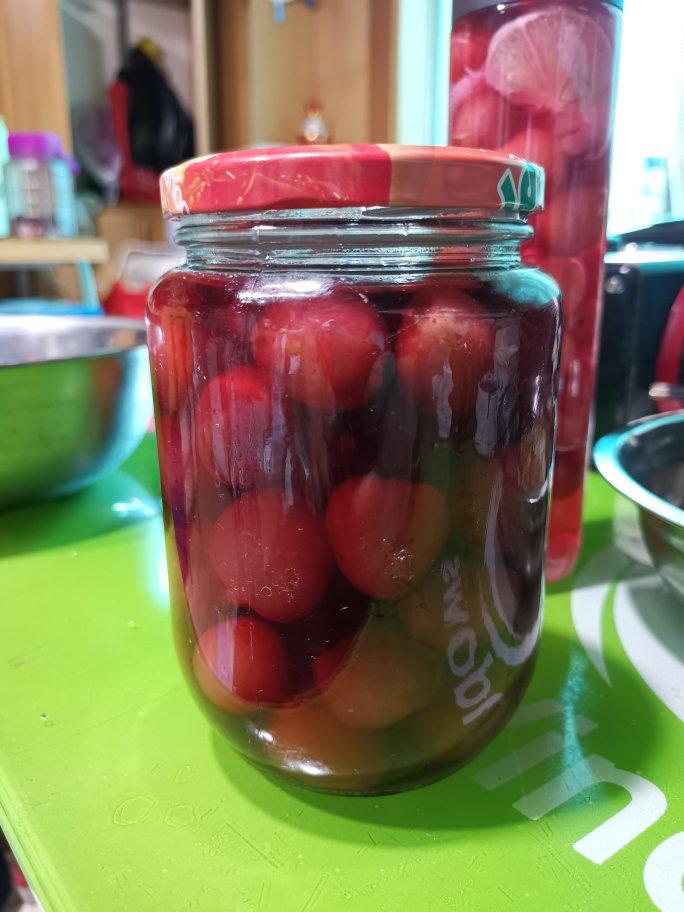 李胖子是我做的糖渍樱桃(罐头)