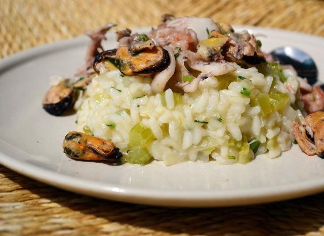 海鲜燉饭risotto的做法
