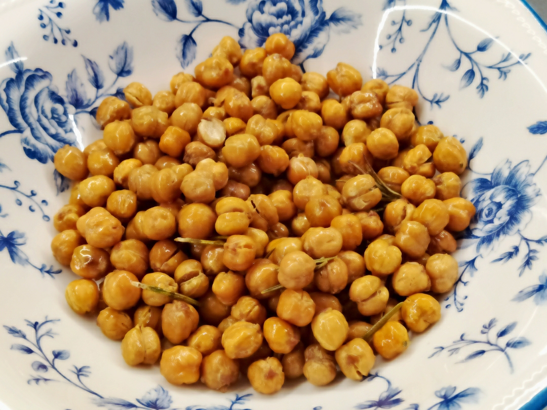 烤鹰嘴豆，零嘴小食（超级简单，材料简单，零基础）的做法