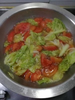 西红柿炖大头菜的做法 步骤4