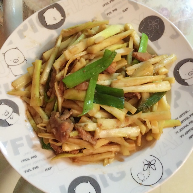 笋丝炒肉丝