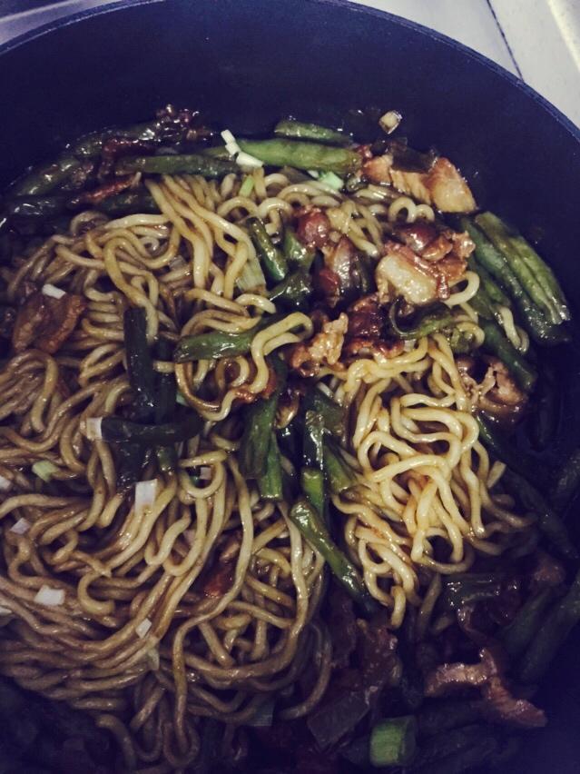 芸豆焖面（附万能的腌肉不老的办法）