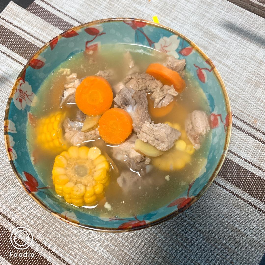 玉米排骨汤（电饭锅版）