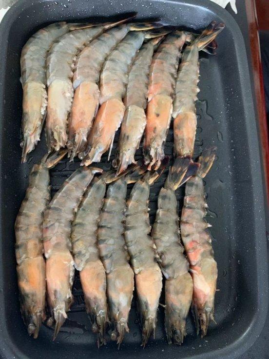 摩飞多功能菜谱系列之香煎黑虎虾