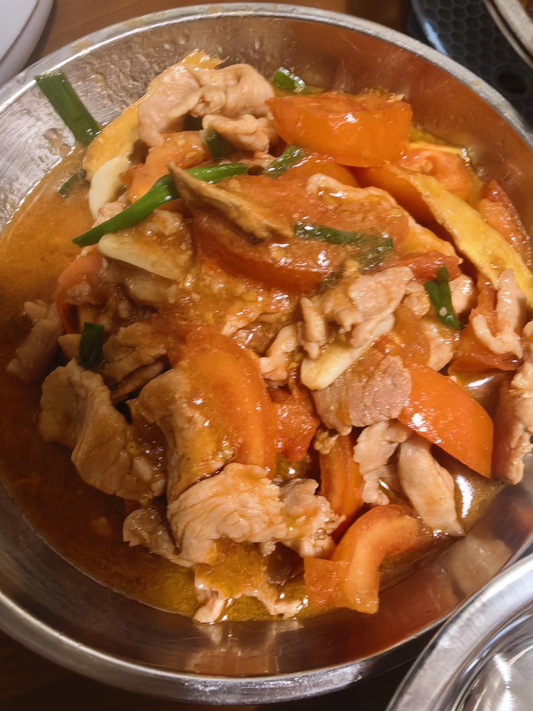 西红柿炒牛肉