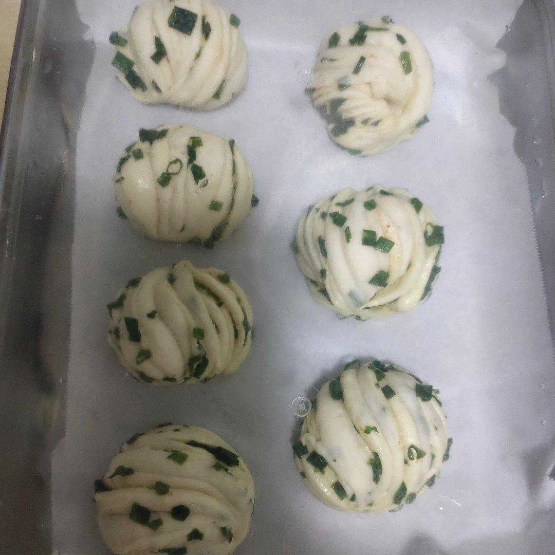 葱油花卷，一根筷子卷出漂亮的造型