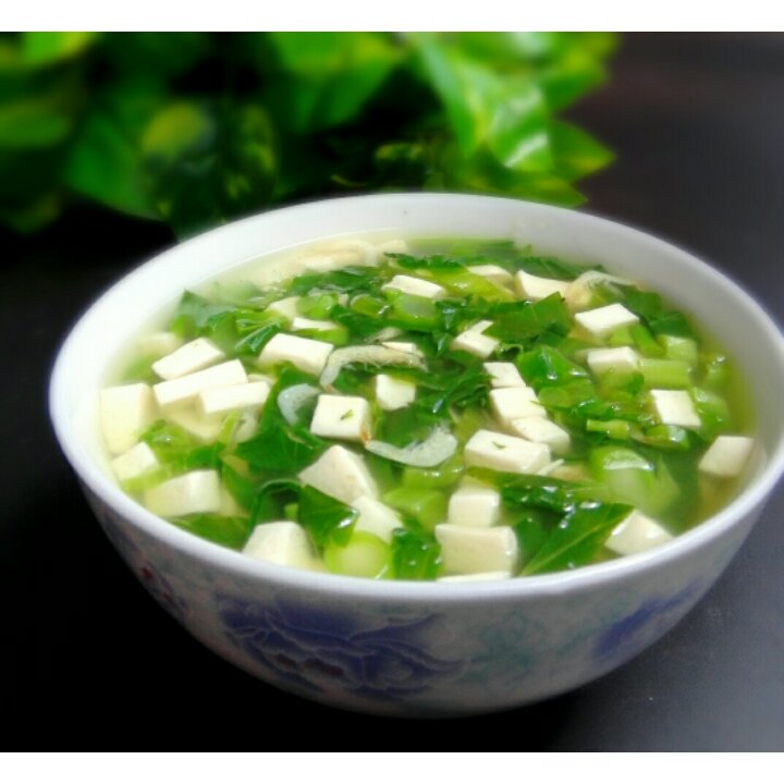 青菜豆腐汤