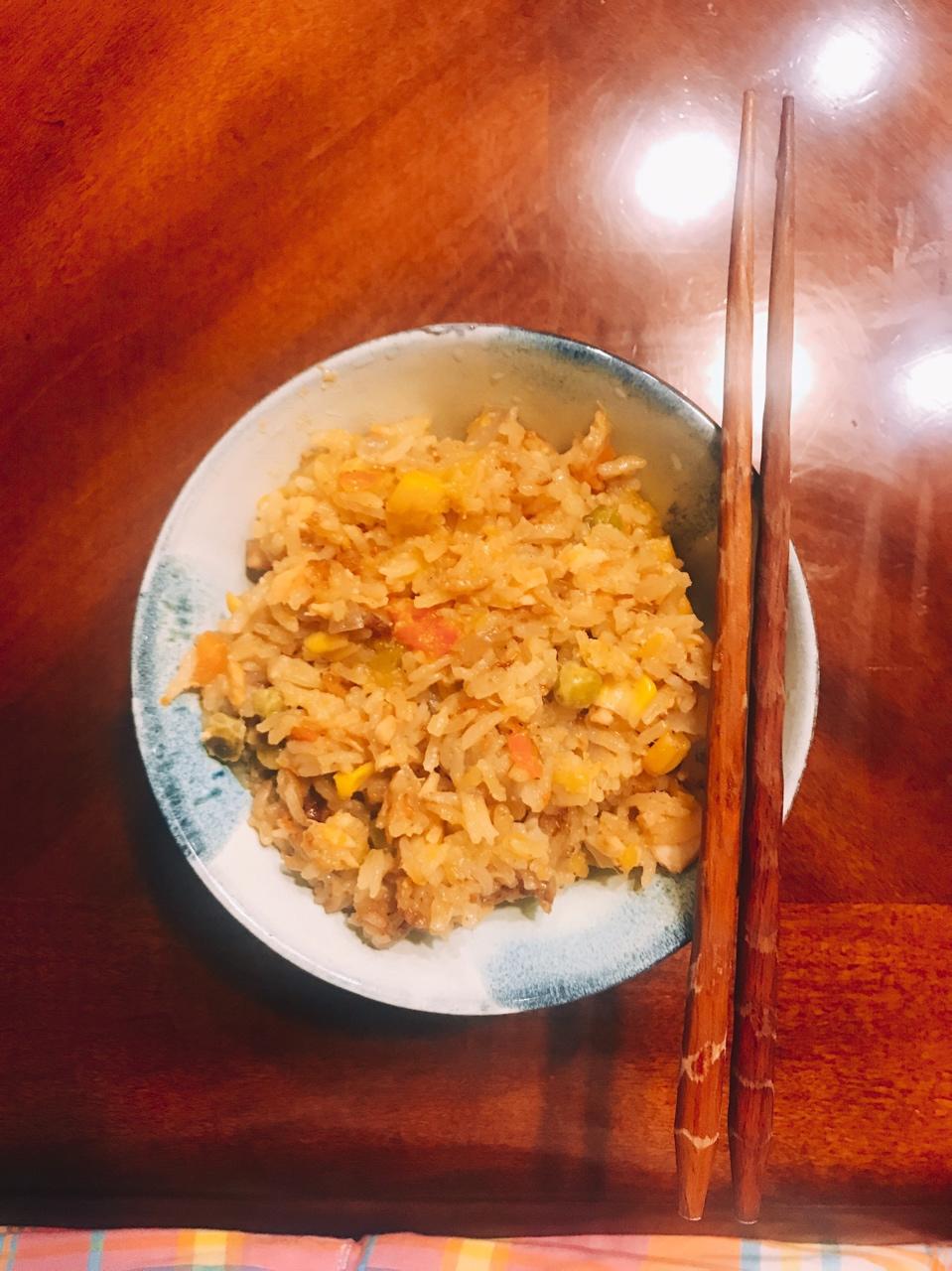 南瓜鸡肉焖饭