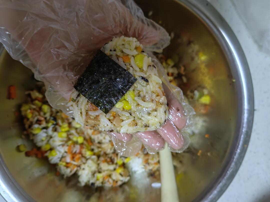 🍙三角饭团～两种吃法😋