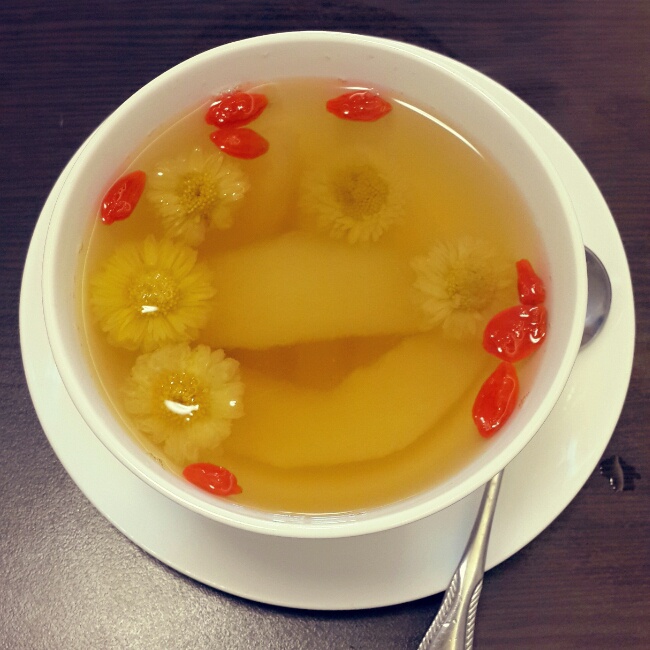 jeane-l做的菊花雪梨茶