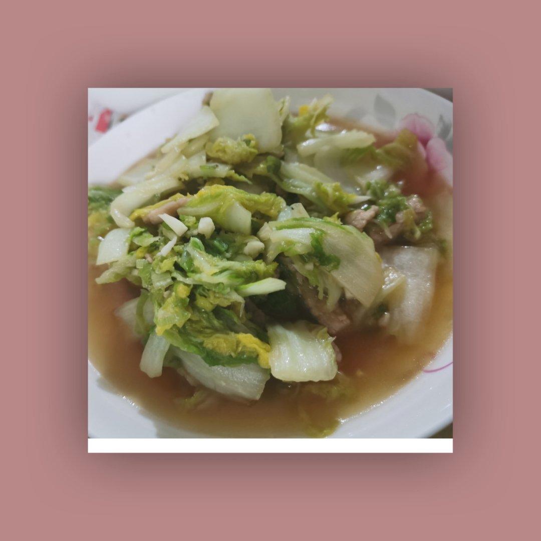 肉炒娃娃菜