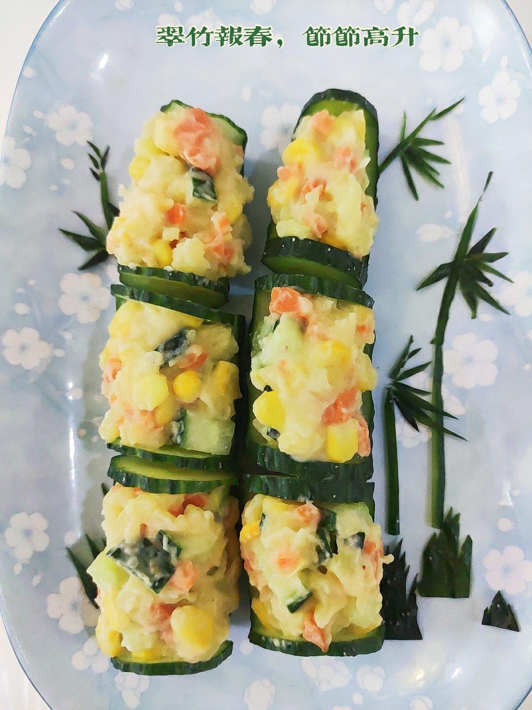 翠竹报春——虾仁炒玉米粒