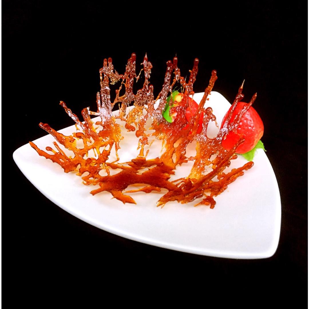 婉跃儿做的糖丝碗