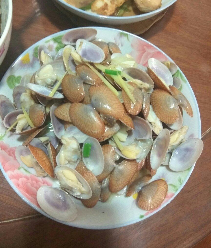 姜葱炒花甲