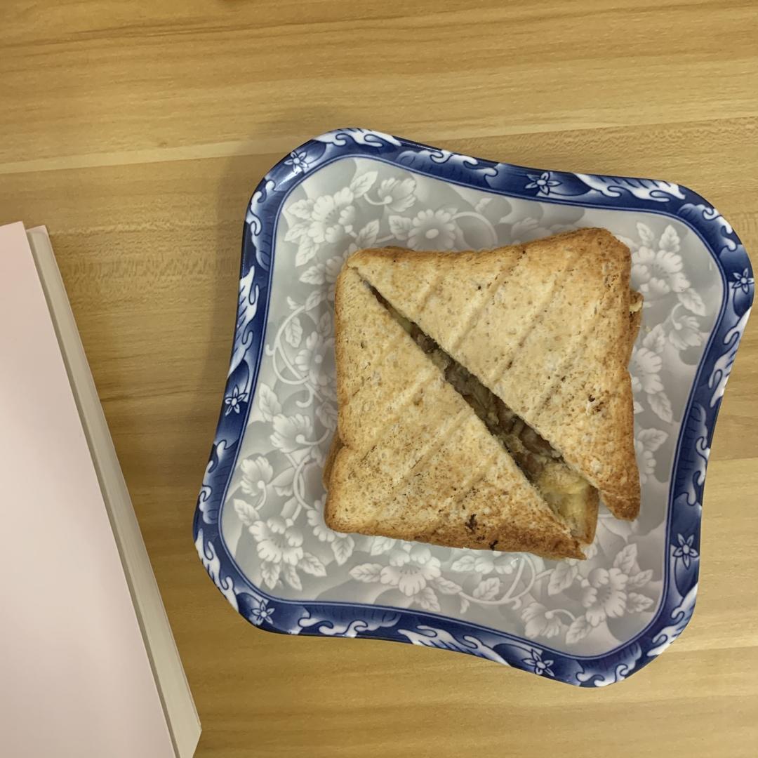 芝士肉松三文治