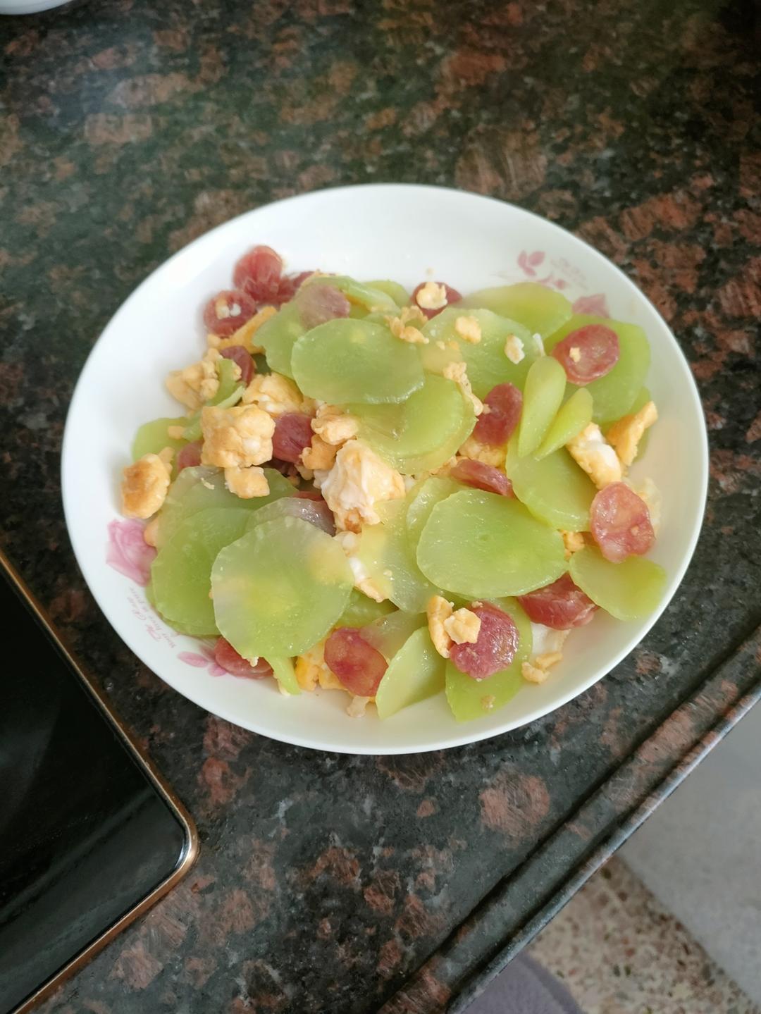 莴苣炒鸡蛋❗️好吃又下饭