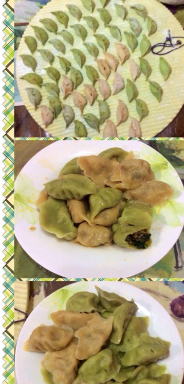 彩色饺子
