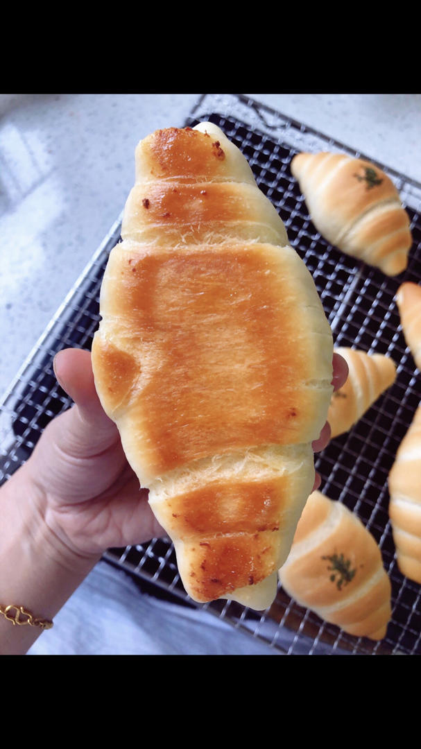 味睐食光做的牛转乾坤-巧克力牛角包