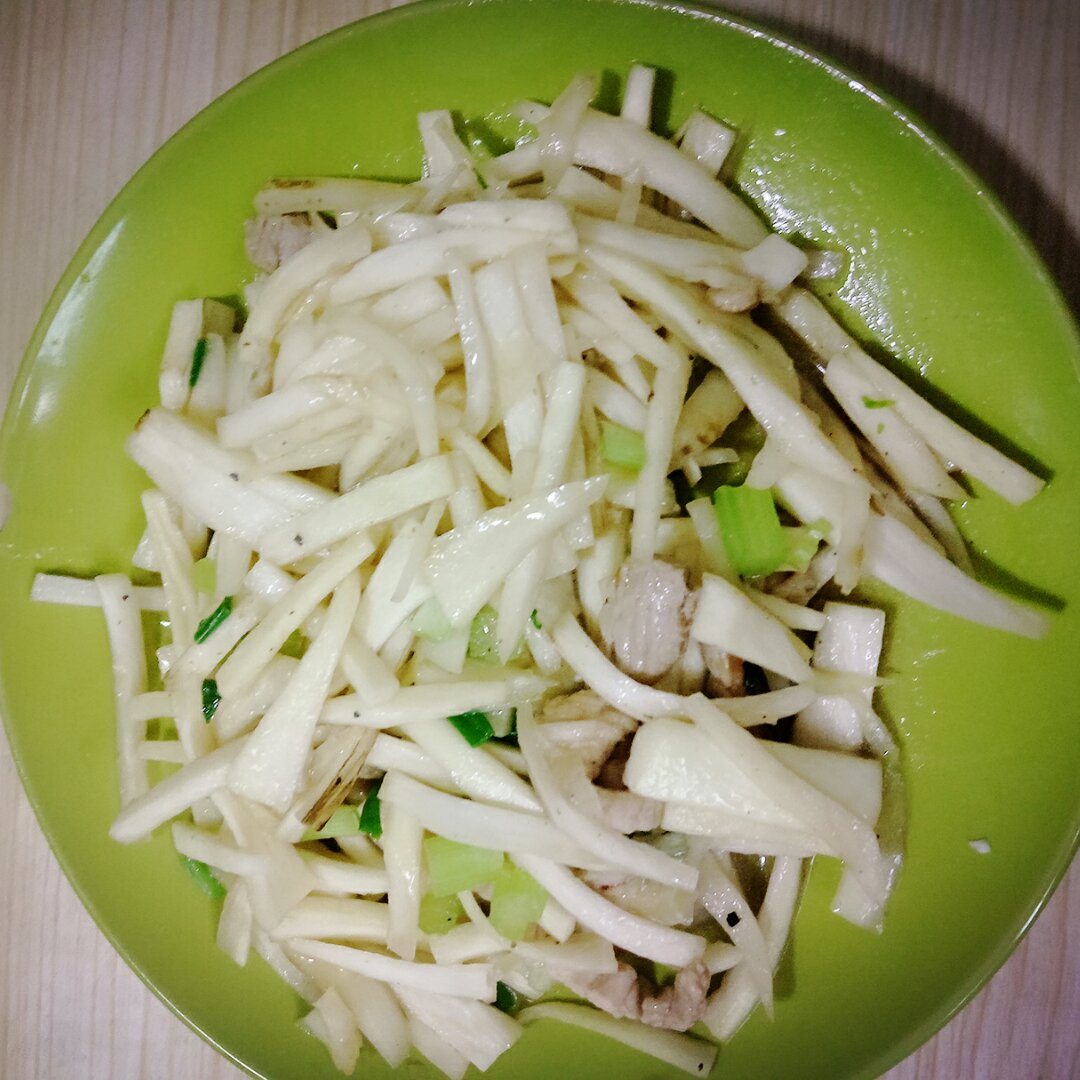 茭白肉丝