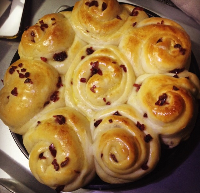 蜂蜜红提牛奶小面包