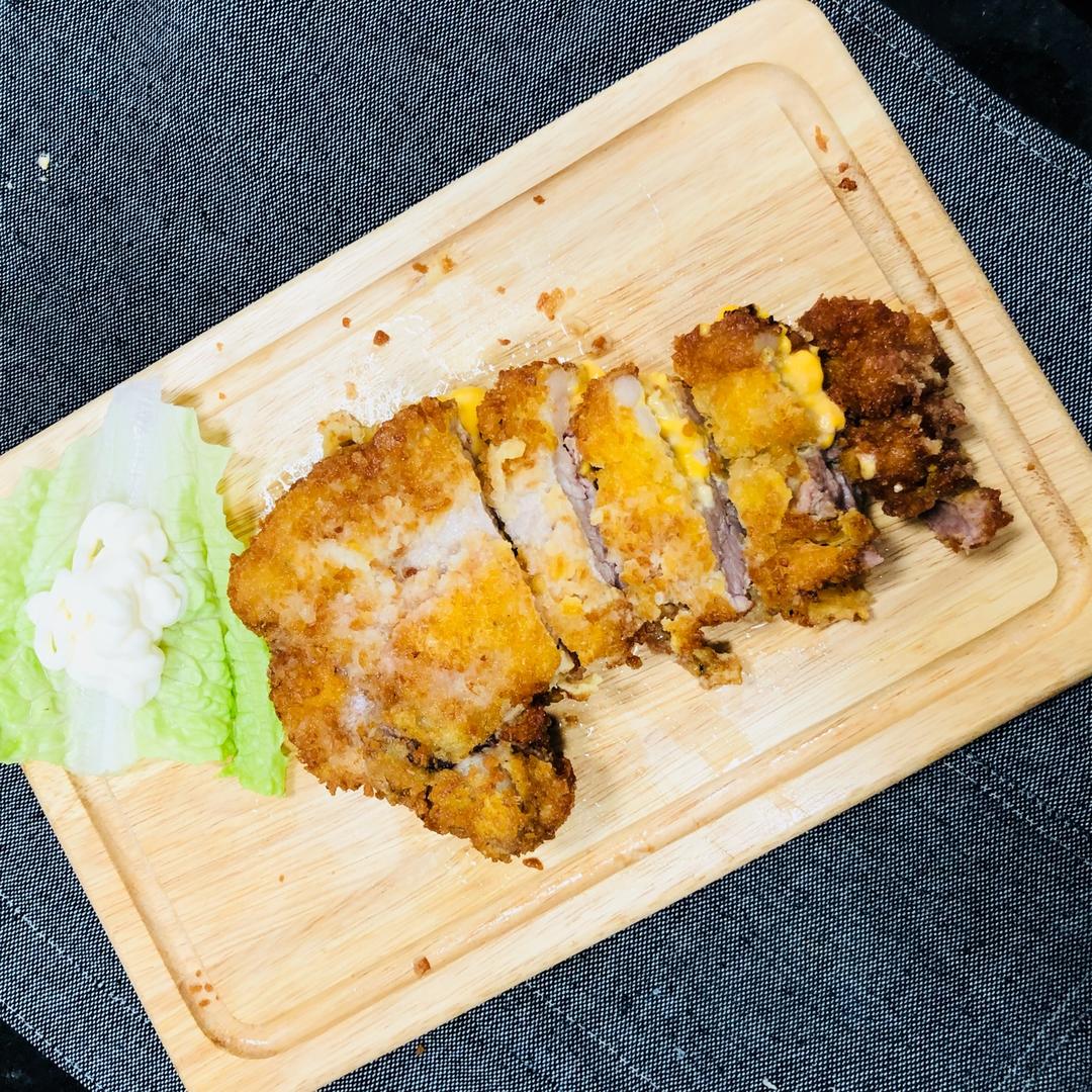 【曼食慢语】爆浆芝心猪排