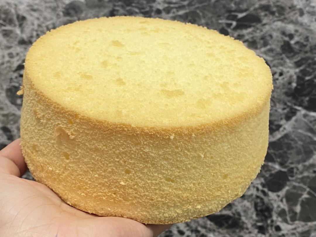 超柔软6寸戚风蛋糕(附8寸配方)零失败 超详细‼️含操作视频