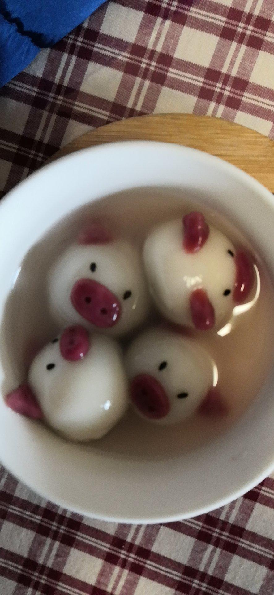 猪猪汤圆卡通汤圆大集合