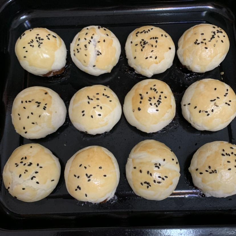 酥皮鲜肉月饼～酥的掉渣