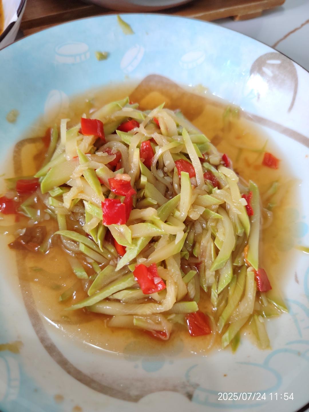 美味蒸菜--清蒸西葫芦