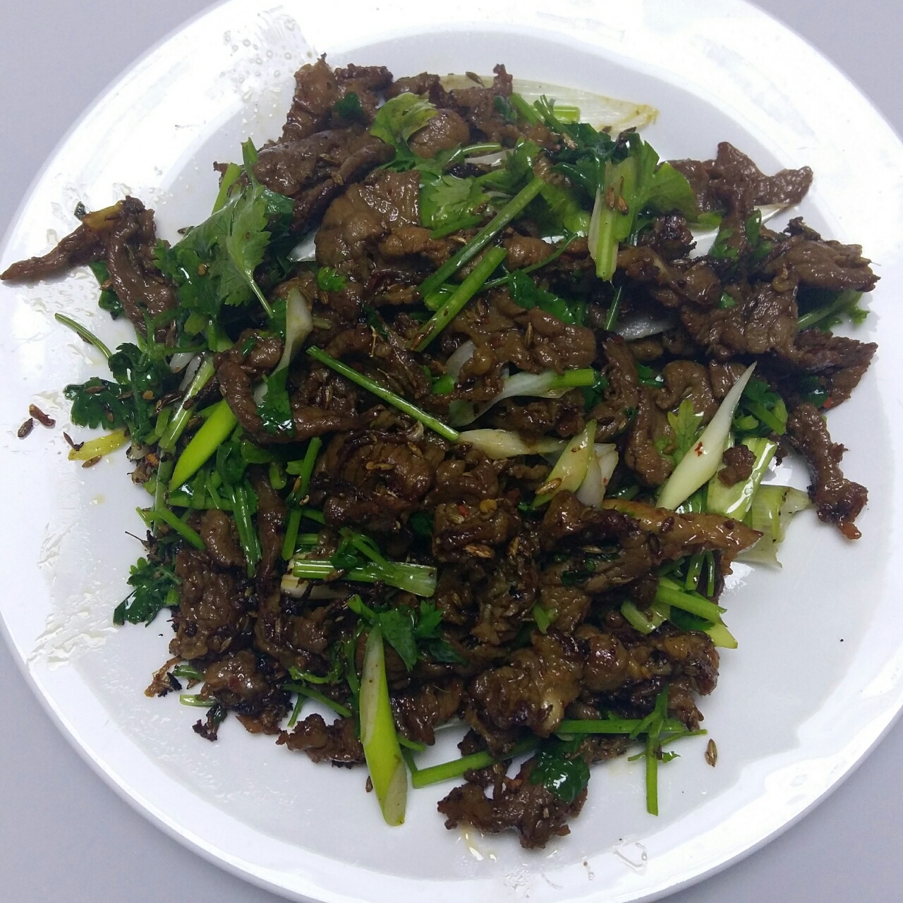 葱爆羊肉