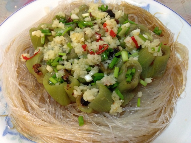 蒜茸粉丝蒸丝瓜
