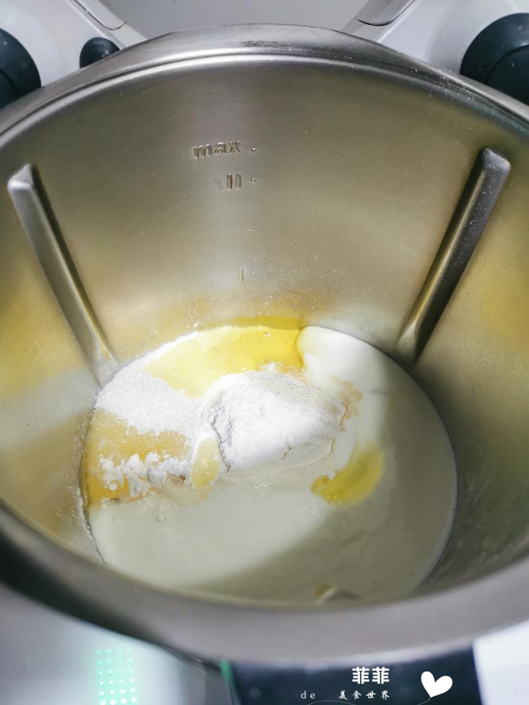 纯奶手撕吐司的做法 步骤1